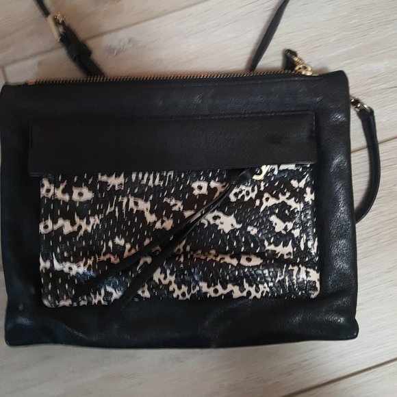Coach Madison Felicia Crossbody Python - LI/Black - Picture 3 of 3